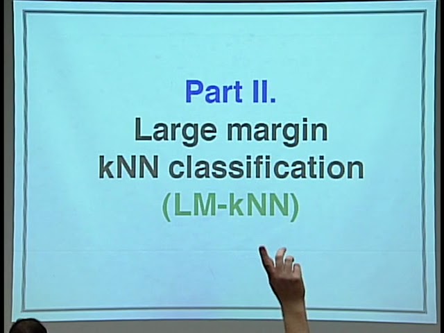 Lawrence K. Saul: Distance Metric Learning for Large Margin Classification