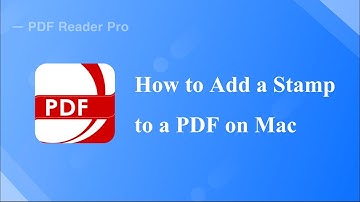 PDF Reader Pro | How to Add a Stamp to a PDF on Mac