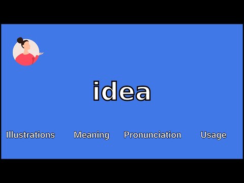 IDEA - Meaning and Pronunciation