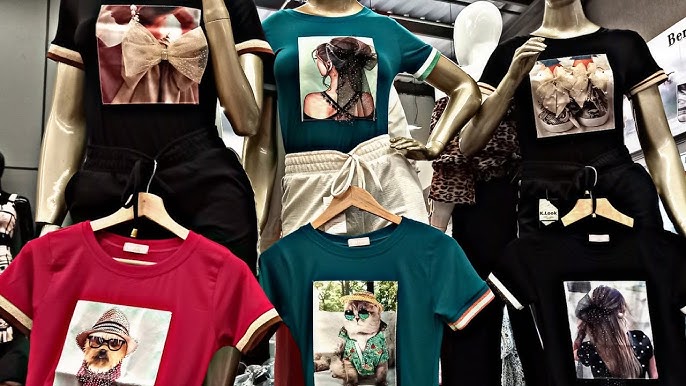 Kit Com 3 Blusas T-shirts Sortidas Moda Feminina Brás Atacado - Loja Via  Brás