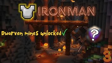 Unlocking the DWARVEN MINES | Hypixel Skyblock Ironman | (3)