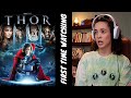 FIRST TIME WATCHING: THOR!! (so many DADDY ISSUES...)