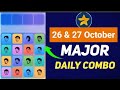 27 October Major puzzle durov Solved Today |Major Daily combo card 27 October |Major Puzzle Solution