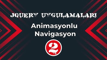 Animasyonlu Menü Yapımı Uygulaması - Jquery Menü Uygulaması