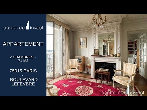 Paris XV - Boulevard Lefèbvre - Appartement 2 chambres
