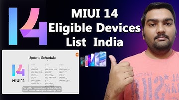 MIUI 14 Eligible Devices List India Tamil | Xiaomi