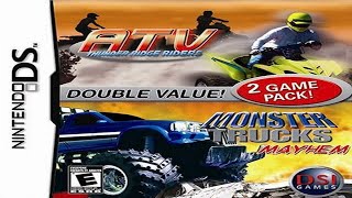 ATV Thunder Ridge Riders / Monster Trucks Mayhem Gameplay Nintendo DS