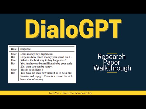 DialoGPT: Generative Training for Conversational Response Generation (Research Paper Walkthrough)