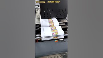 No Gap Roll to Roll printing : Continuous roll to roll single pass digital printing! #printing