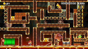 Super Mario Maker - 1-screen puzzle #9