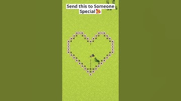 Send This to Someone Special🥰 #shorts #minecraft