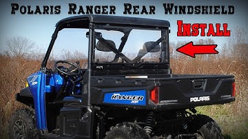 Rear Windshield Install | Polaris Ranger | How To | SuperATV
