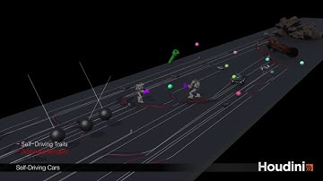 Self-Driving Cars in Houdini