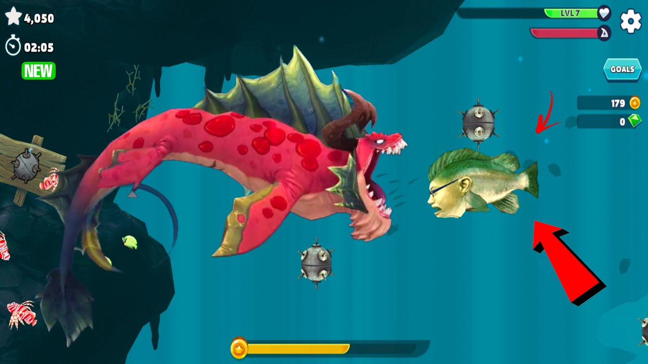 Hungry Shark Evolution - Giant Monster Enemy SHARKNAROK New Skin Update - Real Gameplay