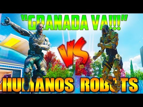 "GRANADA VA!!! - HUMANOS VS ROBOTS" (Minijuego Con Subs) | Black Ops 3 - PS4