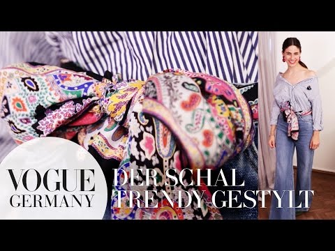 Wie style ich einen Schal? Blogger Style by This is Jane Wayne | VOGUE Germany