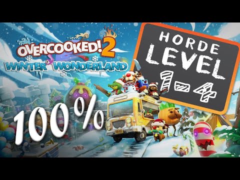 Overcooked 2 | Winter Wonderland | Level 1-4 | 4 Stars | PS5 | Couch Co-Op