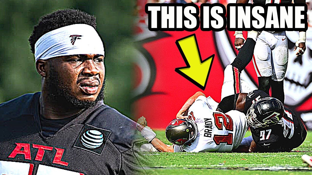 Tom Brady Gets Saved By Refs After Terrible Roughing The Passer Call On Grady Jarrett