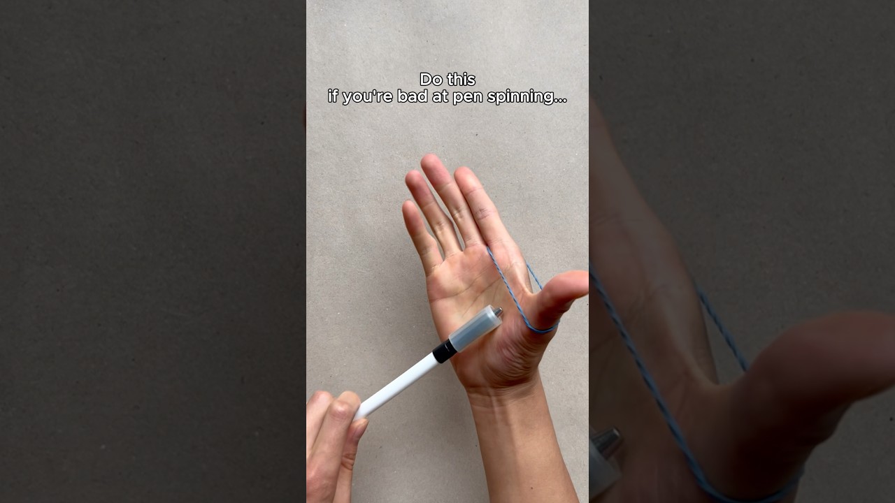 Do this if you’re bad at pen spinning ✍️🌀 