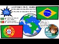 ¿Vos podés adivinar la cantidad de hablantes de portugués en el mundo? Portuguese Speaking Countries