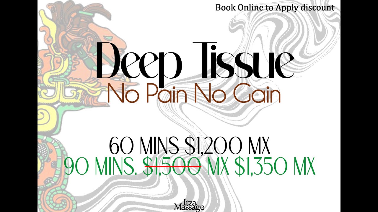 Affordable Deep Tissue Massage in Merida. Itza Massage Near Me & Open Now