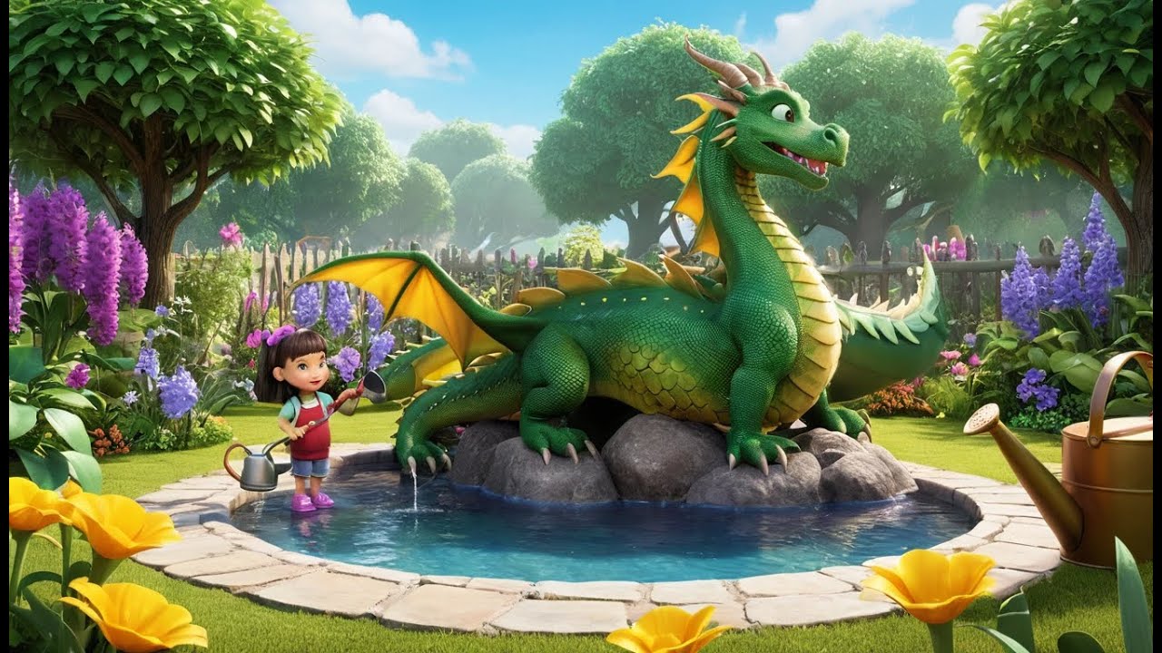 The Gardener and the Dragon | Magical Friendship Song for Kids | Fantasy Rhyme
