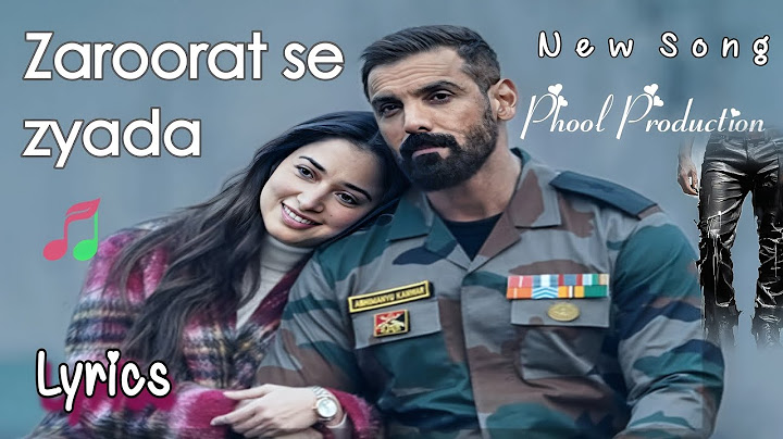 Zaroorat Se Zyada - Vedaa v2 | Lyrics | John Abraham & Tamannaah | New Movie Song 2024, Remix