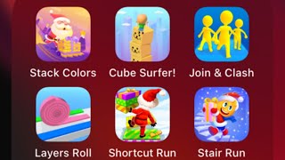Stack Colors,Cube Surfer,Join Clash 3d,Layers Roll,Shortcut Run,Stair Run screenshot 3