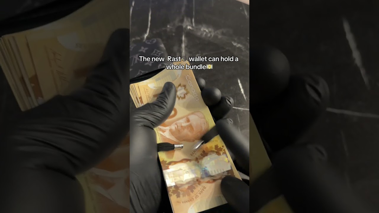 A minimalist wallet that holds a whole bundle of cash