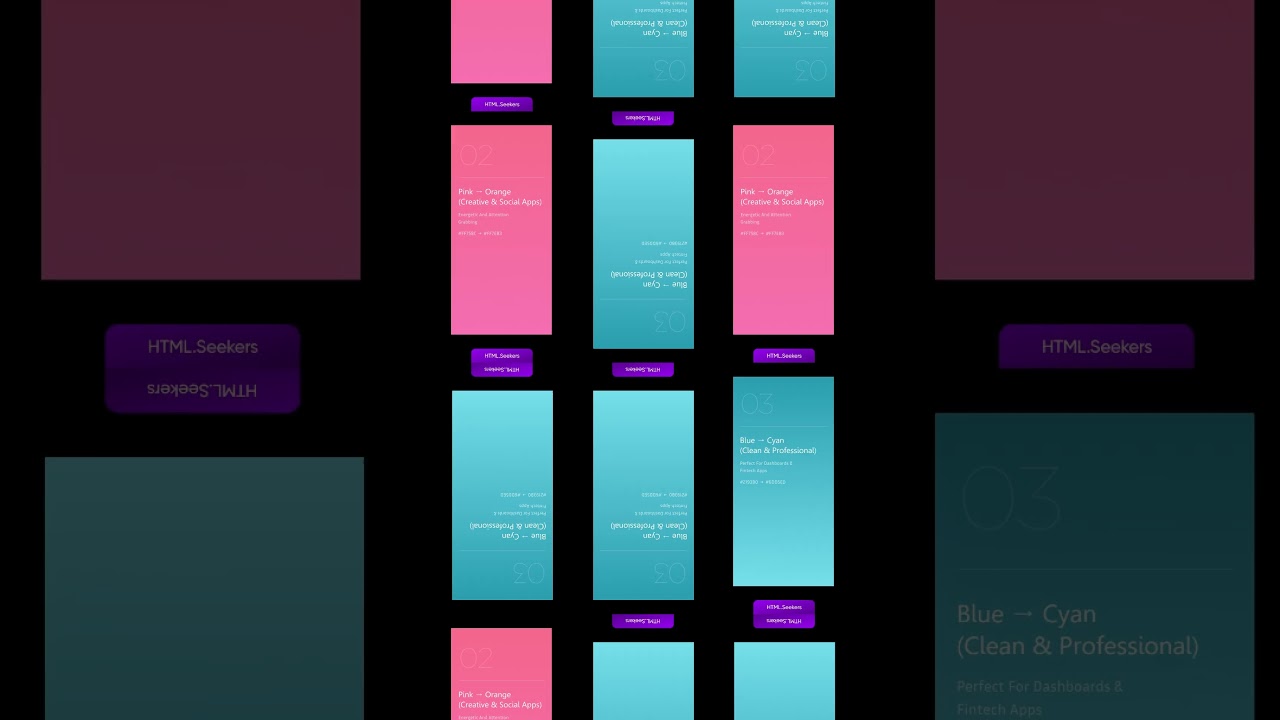 Gradient Colors for Web & App Design 🎨 