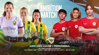  Ado Den Haag Vs Indonesia  Womens International Exhibition Match