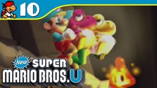 New Super Mario Bros. U Fire Snake Cavern - Layer-Cake Desert-3 - 10 Wii U Gameplay Walkthrough