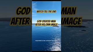 The Triune God Created Man in the Image of God