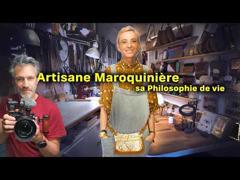 Leather goods artisan. She transmits much more than just know-how. #artisan #craftsmanship Travel...