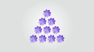 Flat logo flower - 4K | After Effects Template 16532610