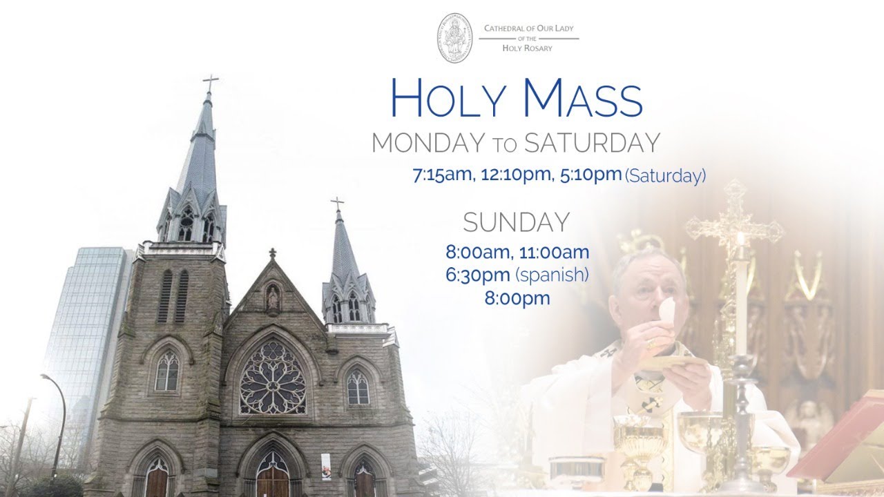 Vancouver Cathedral Live -  Tuesday, December 8 at 7 PM Latin Mass