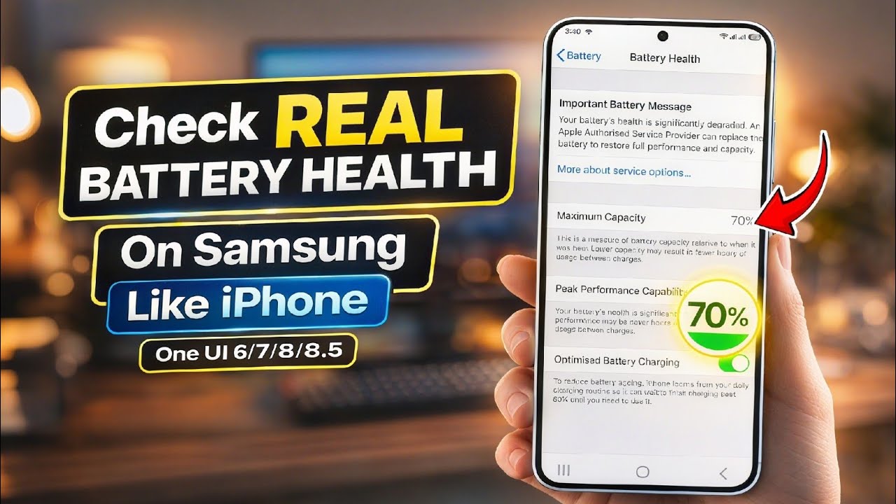 Проверьте РЕАЛЬНЫЙ уровень заряда батареи на Samsung Galaxy | One UI 7, One UI 8, One UI 8.5