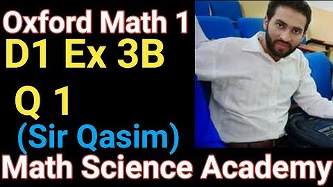 D1 Ex 3B Q1in urdu|Oxford math 1 Ex 3B Q1|Significant Figure|D1 math 7th Edition|Math Science Academ
