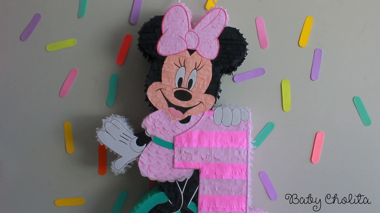 Pinata Minnie Firts Birthday Sneak Peek Youtube