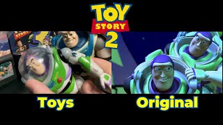 Toy Story 2 Scene Buzz Fights Utility Belt Buzz Vs Live Action Toys