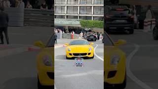 Ferrari fazendo barulho pelas curvas de Fairmont Mónaco #supercars #millionairevibes #lifestyle