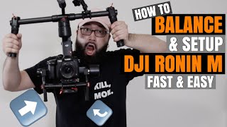 How To Balance The DJI Ronin-M Fast & Easy (Step By Step Tutorial With GH5)
