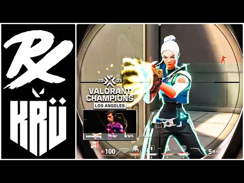 PRX the W gaming vs KRU HIGHLIGHTS VALORANT Champions LA 2023 #valorant #jinggg #forsaken #prx