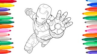 Iron Man Coloring Page / Coloring Avengers.
