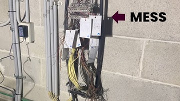 MDF Upgrade Redfern | Fixing Messy Main Distribution Frame for NBN