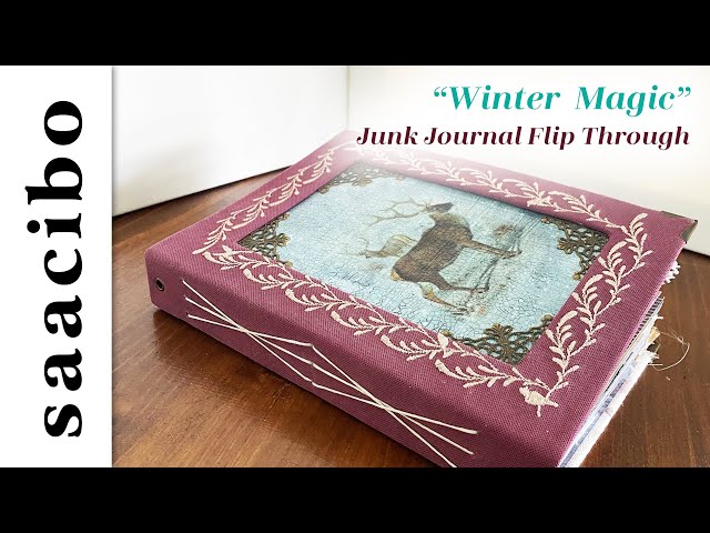 Winter Magic Junk Journal Flip Through #junkjournalflipthrough
