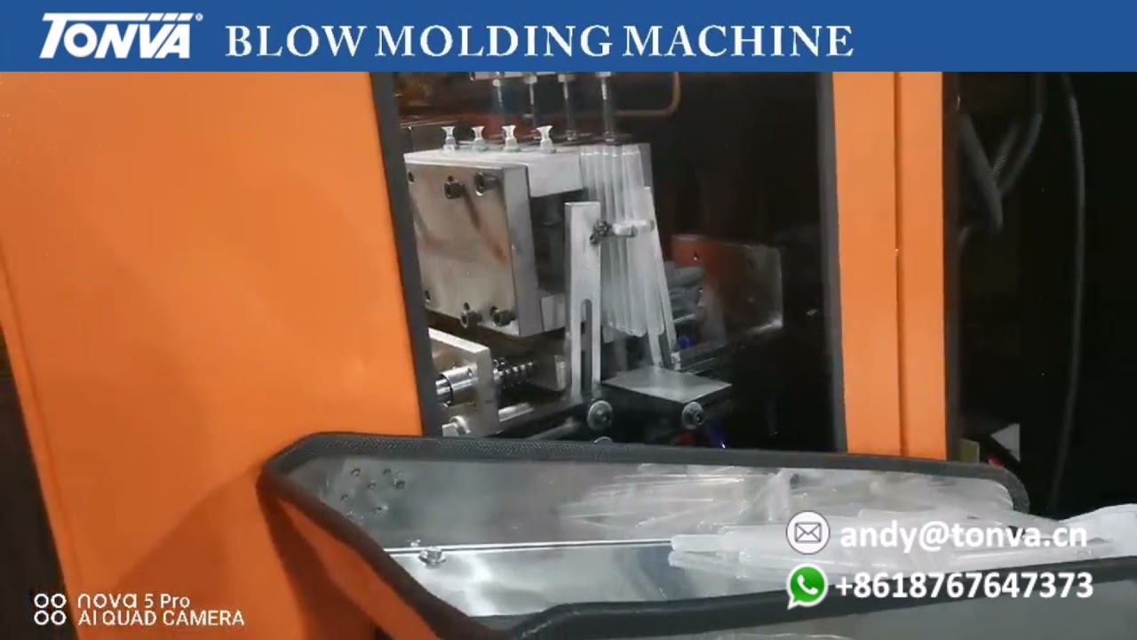 TONVA 1L electric system blow molding machine for pipette , swab , bottle
