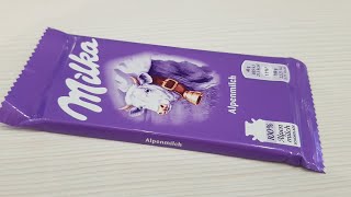 Milka Alpenmilch Chocolate 40G Unboxing 2021 Alpenmilk