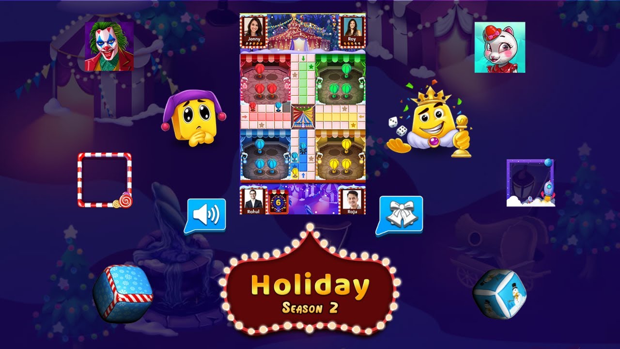 Ludo King Holiday Season is Live Carnival Theme, Christmas Dice, Funny Emojis, Voice Notes