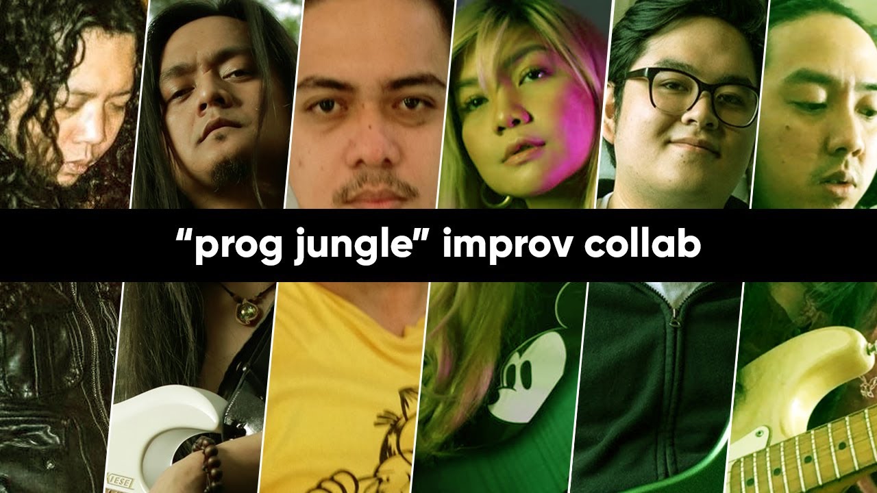 6 Filipino Guitarists Improvise Over "Prog Jungle" - Guitar Collab #7